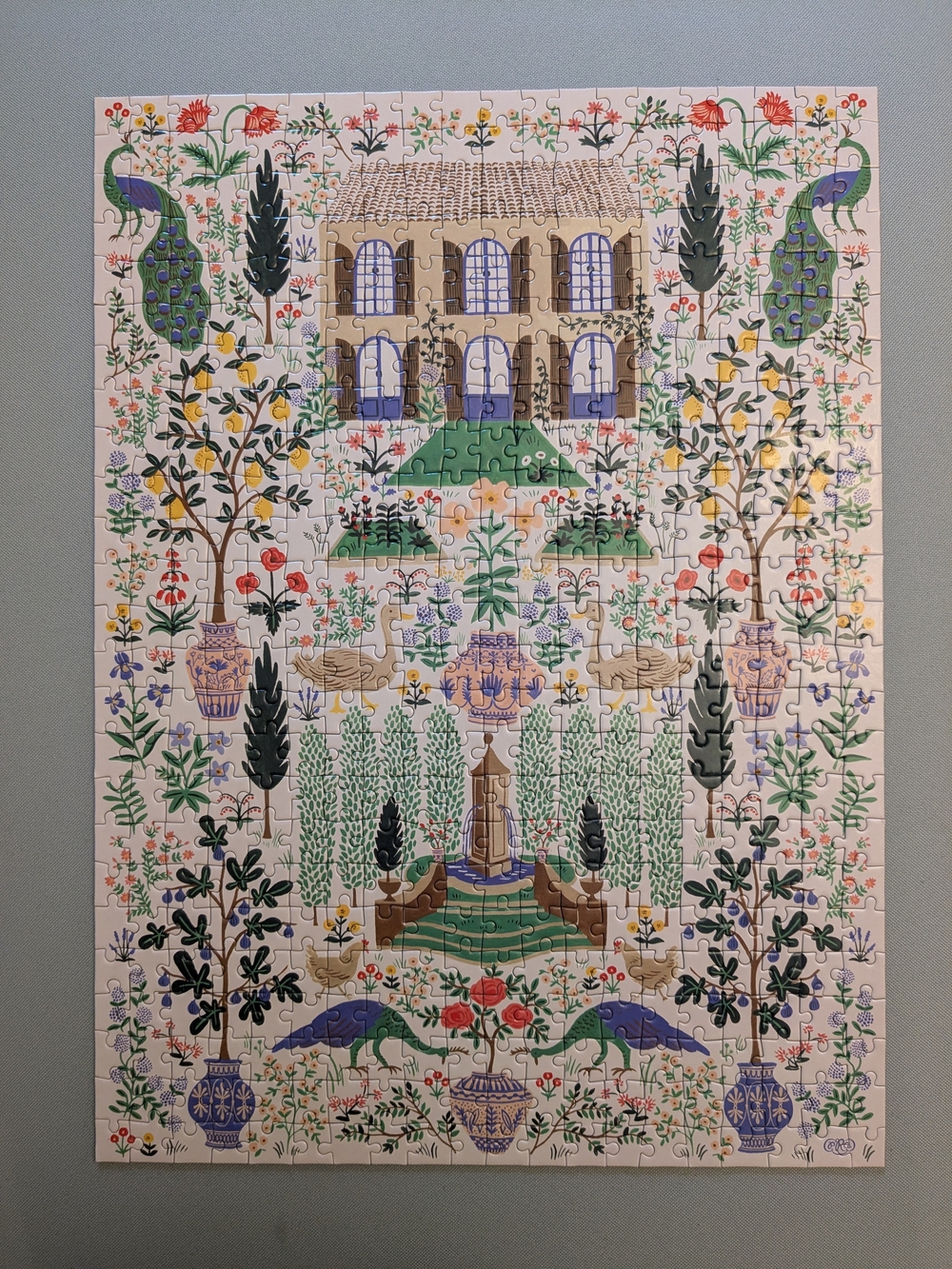 Rifle Paper Co. Camont 500 Piece Puzzle - Picture 3 of 9